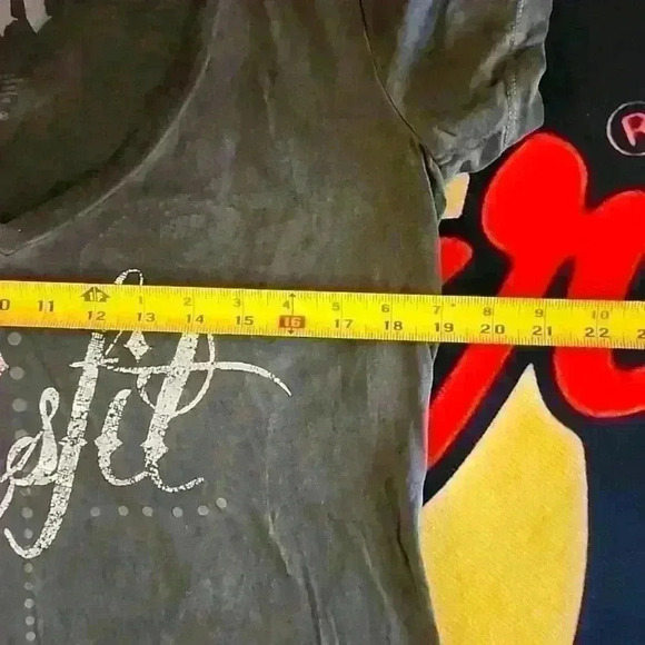 Misfit 2xl Black and Gray Marbled T with silver shimmer - Picture 6 of 7